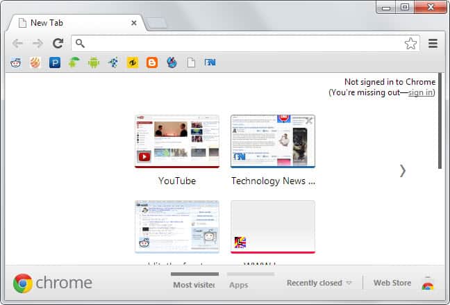 add a bookmark tool bar to chrome for mac